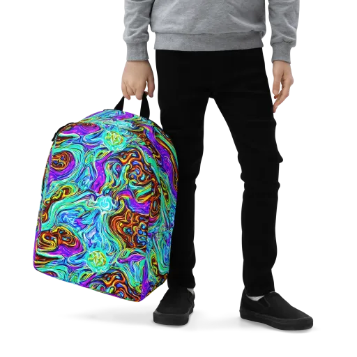 Mystic Iridescence on a Minimalist Backpack