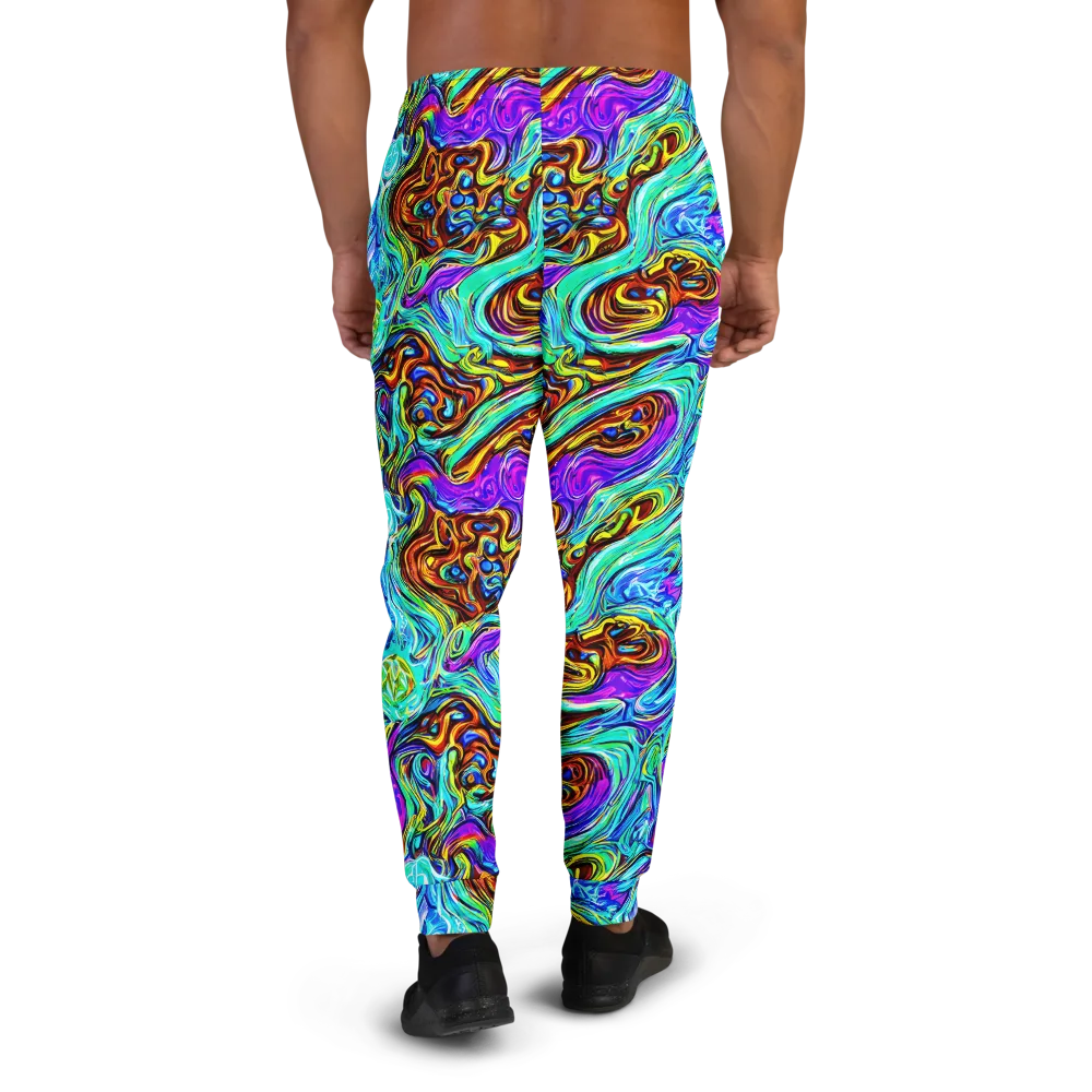 Mystic Iridescence on Men's Joggers — Back