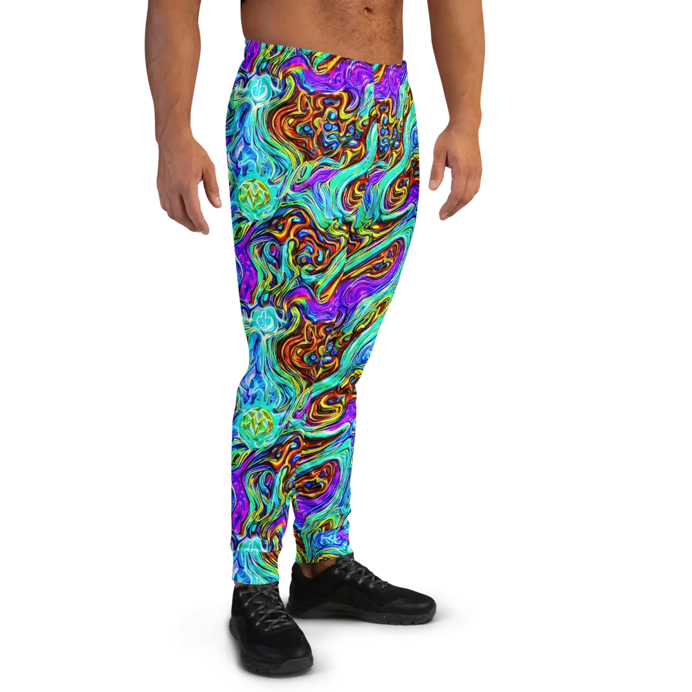 Mystic Iridescence on Men's Joggers — Right
