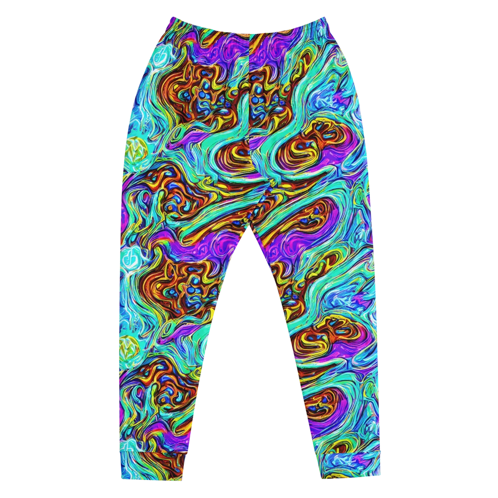 Mystic Iridescence on Men's Joggers — Front