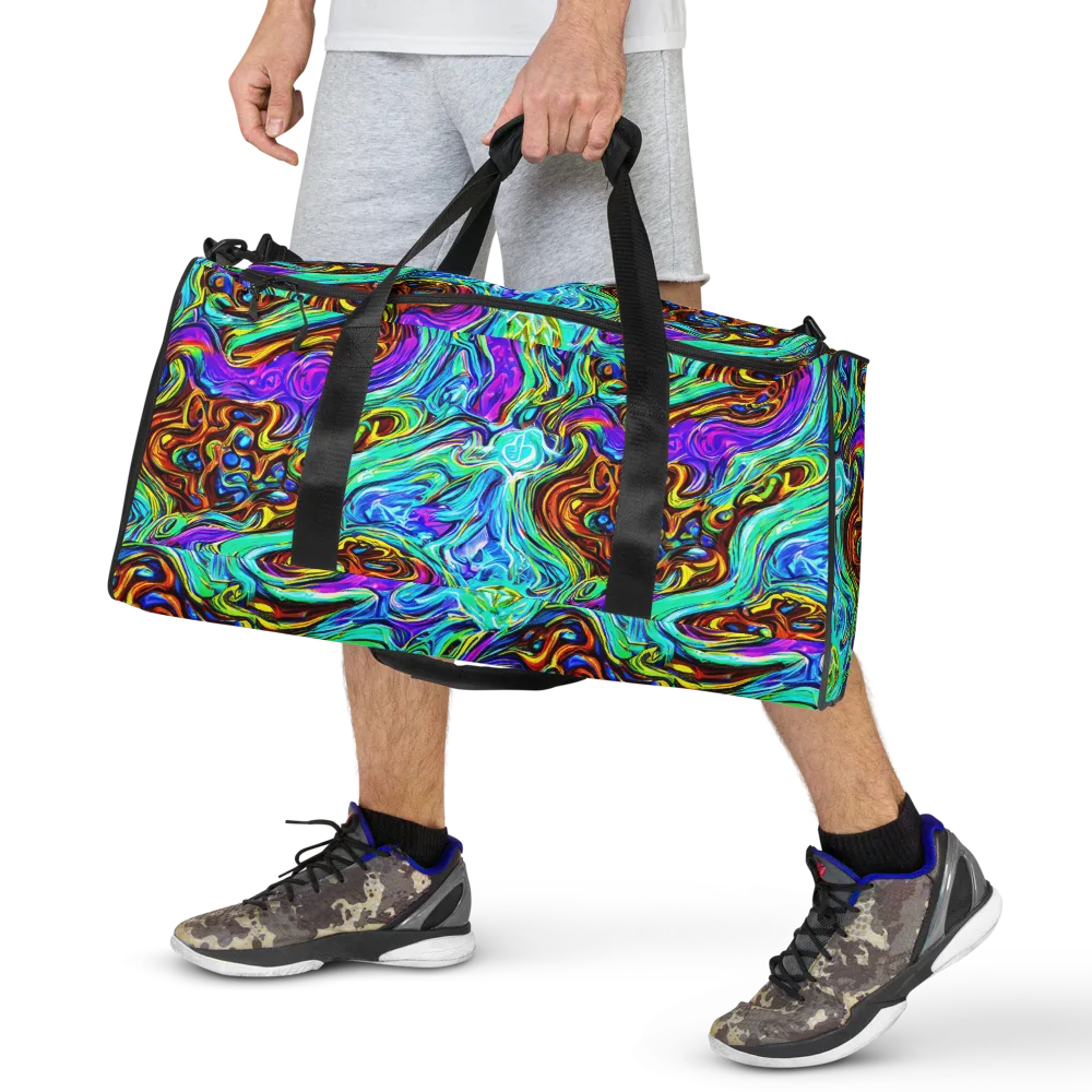 Mystic Iridescence on Duffle Bag — Front