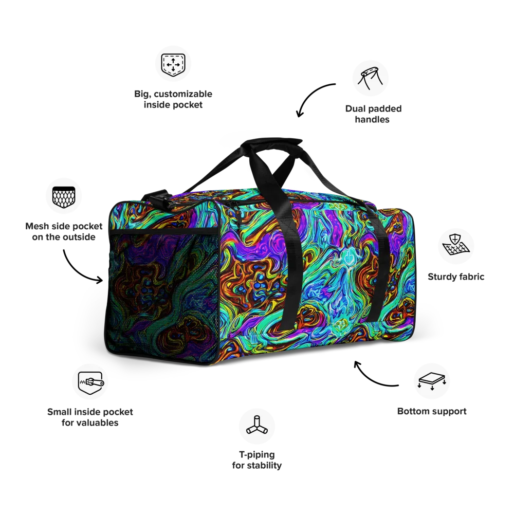 Mystic Iridescence on Duffle Bag — Right Front