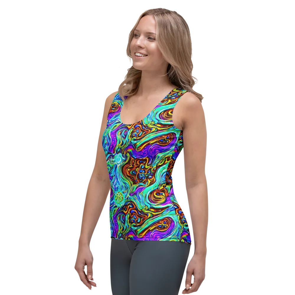Mystic Iridescence on Women's Tank Top — Left Front
