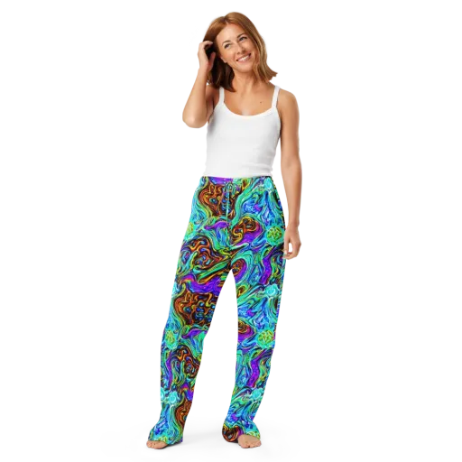 Mystic Iridescence on a Women's Pajama Pants