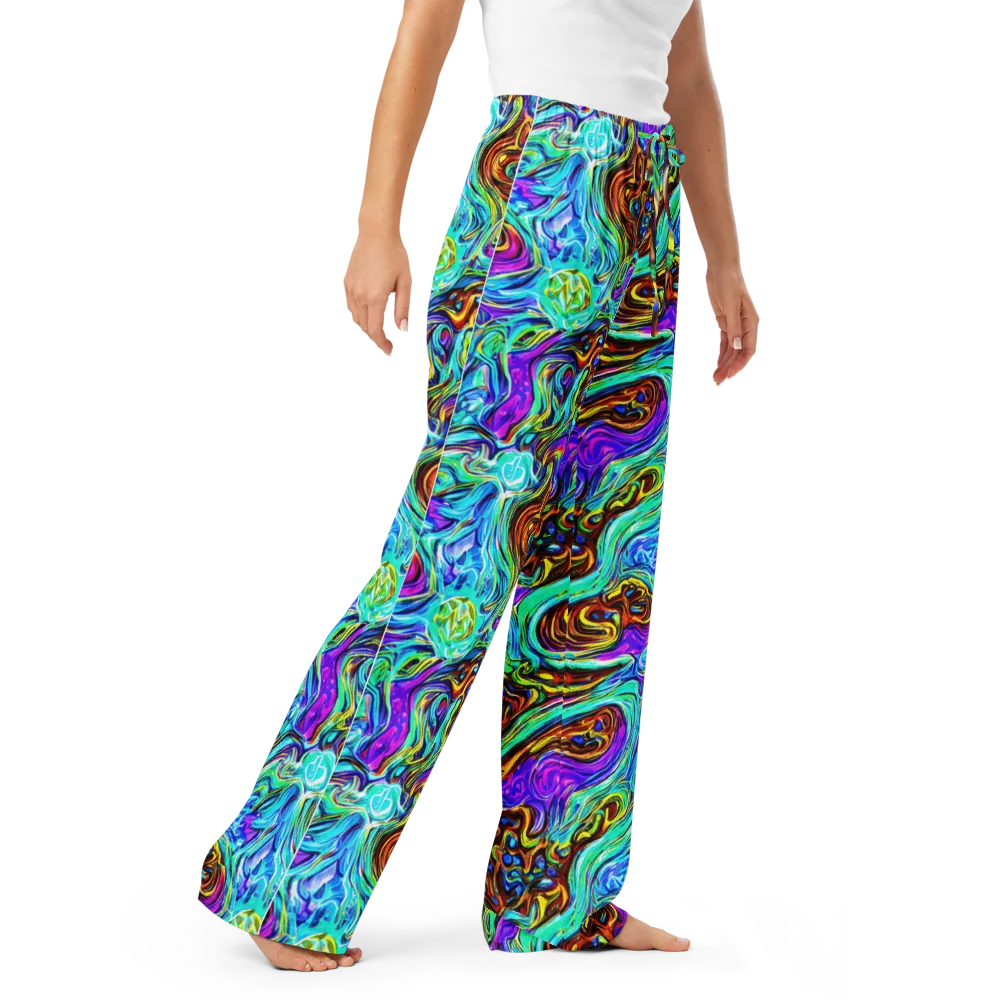 Mystic Iridescence on Women's Pajama Pants — Right Front