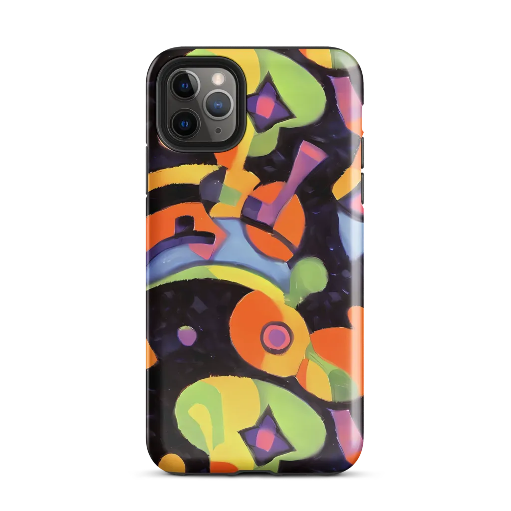 Neon Symphony on Tough Case for iPhone® — Front