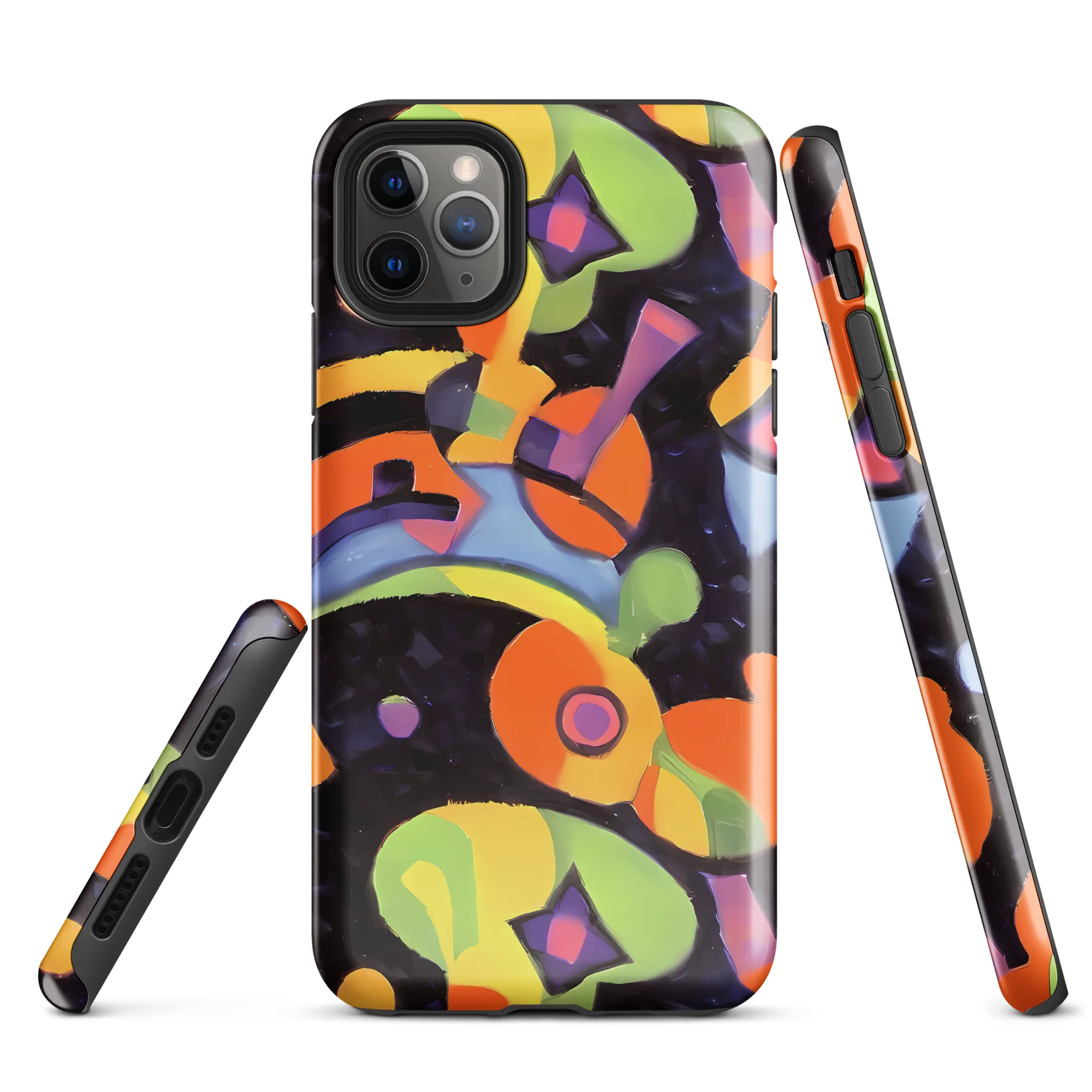 Neon Symphony on Tough Case for iPhone® — Front