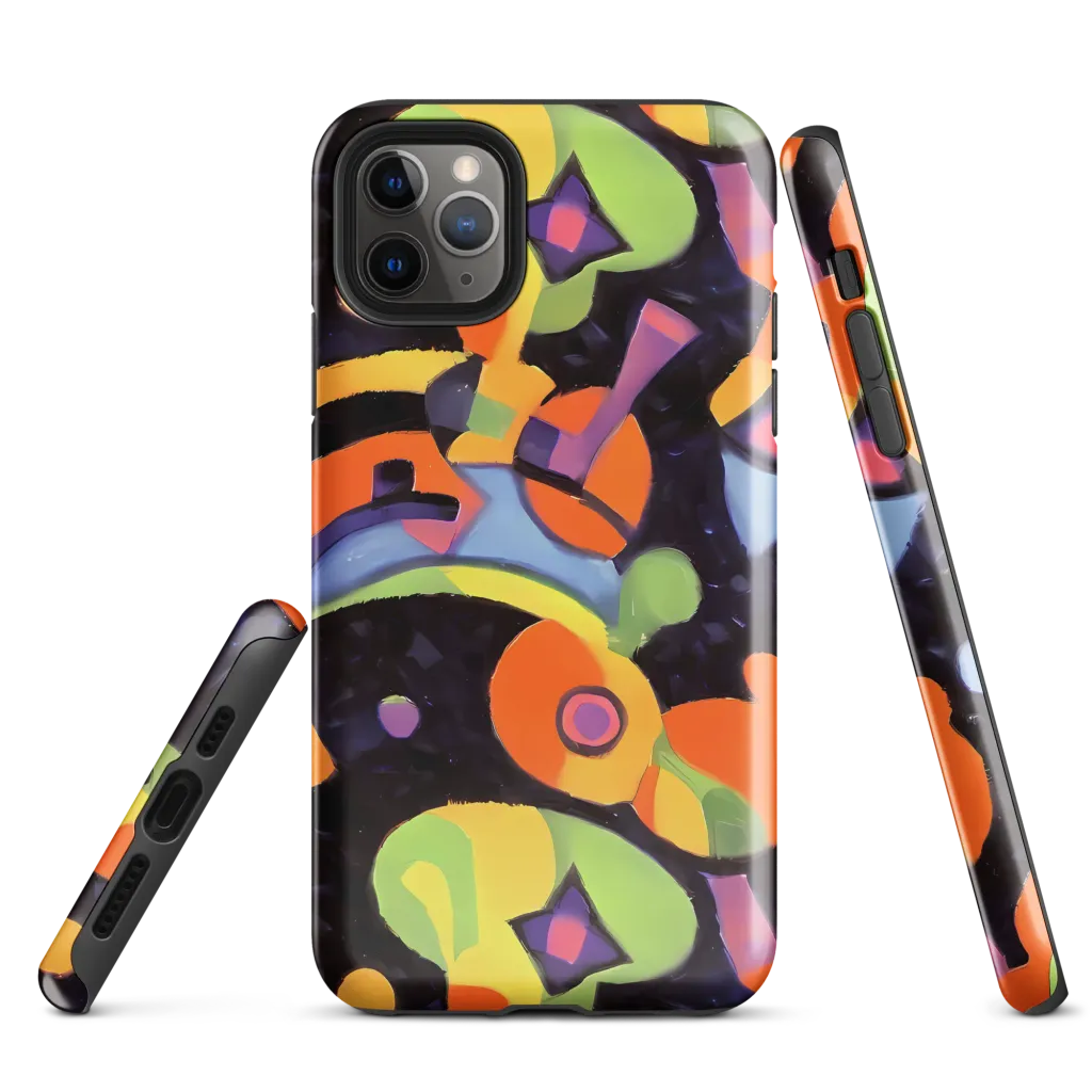 Neon Symphony on Tough Case for iPhone® — Front
