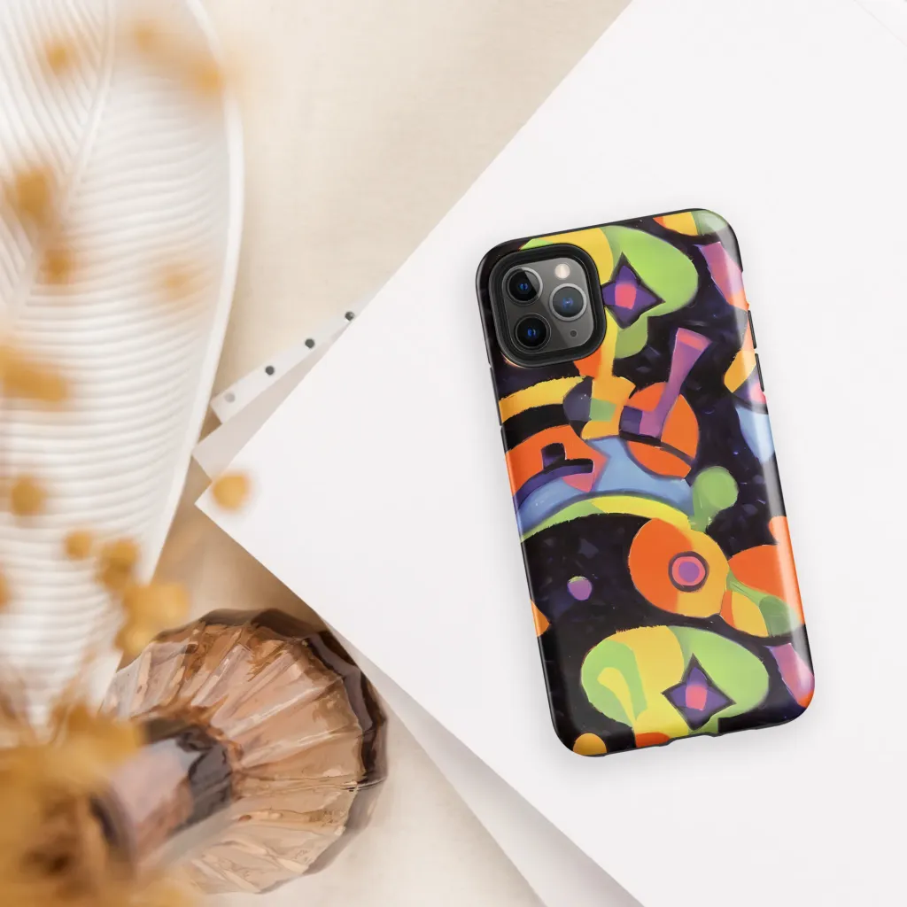 Neon Symphony on Tough Case for iPhone® — Front