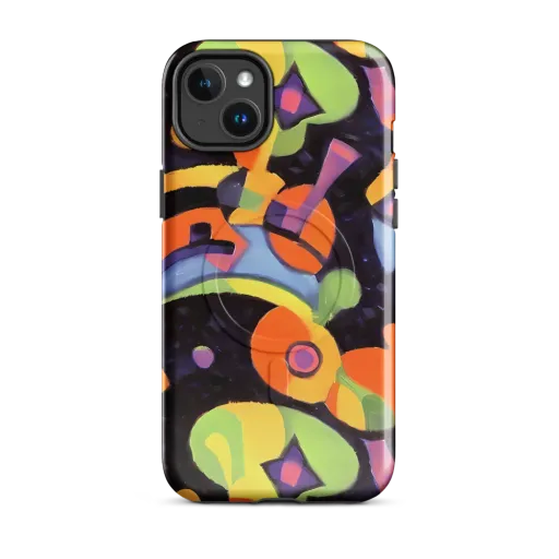 Neon Symphony on a MagSafe Tough Case for iPhone®