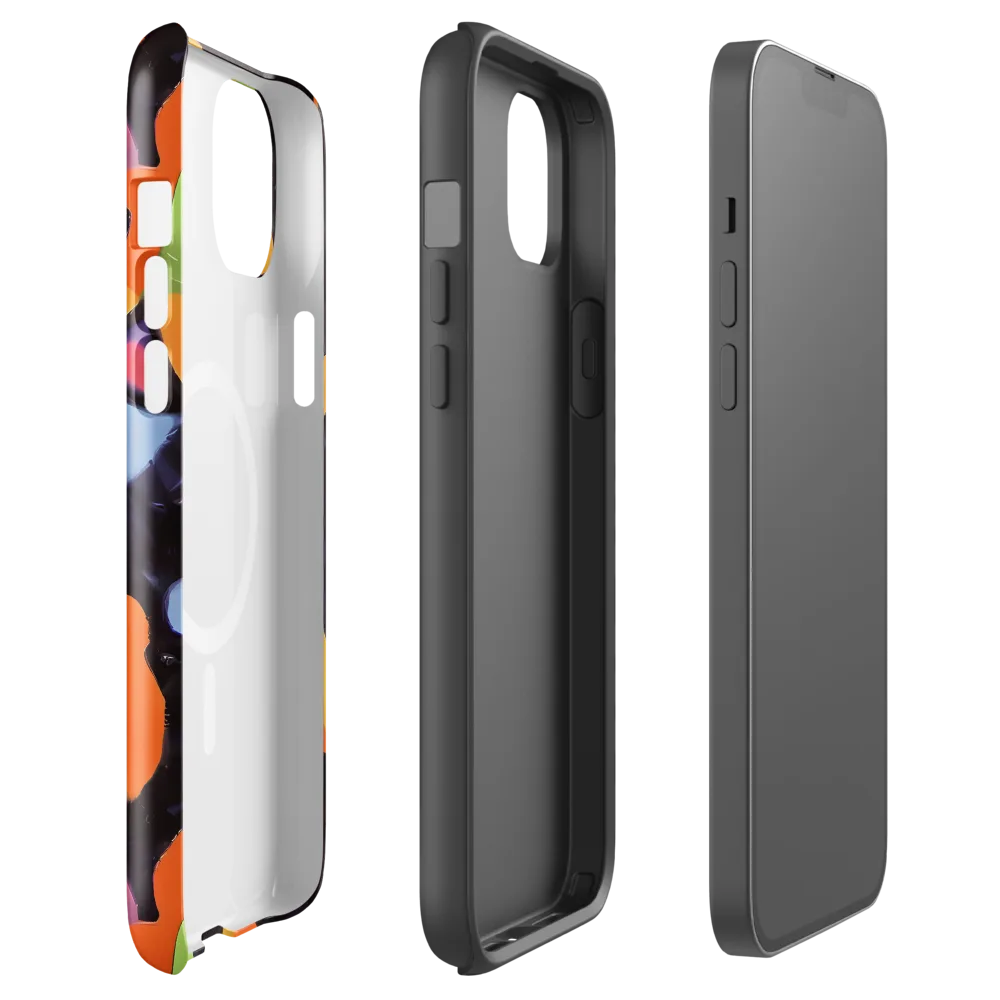 Neon Symphony on MagSafe Tough Case for iPhone® — Front