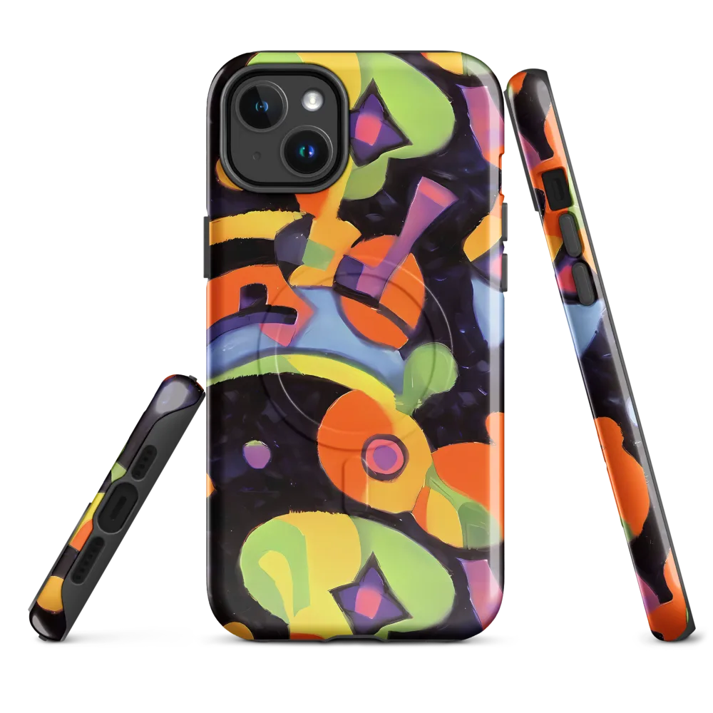 Neon Symphony on MagSafe Tough Case for iPhone® — Front