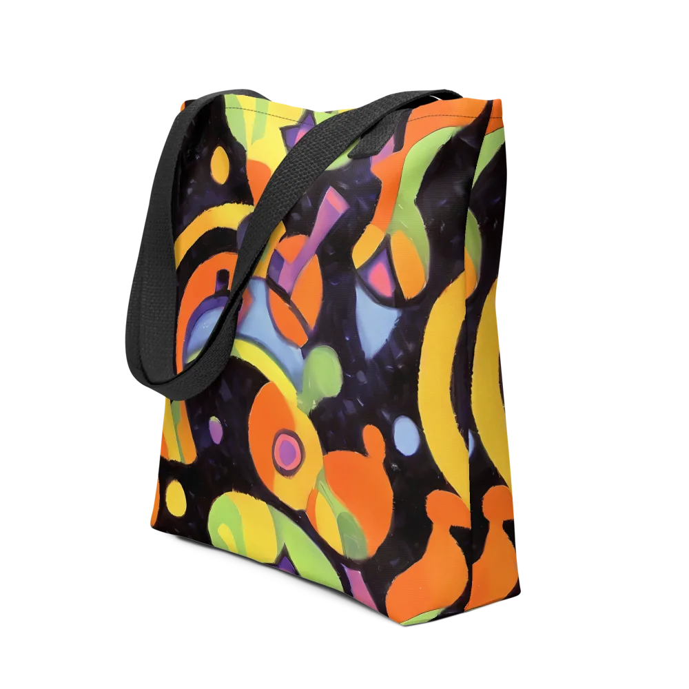 Neon Symphony on Tote Bag — Front
