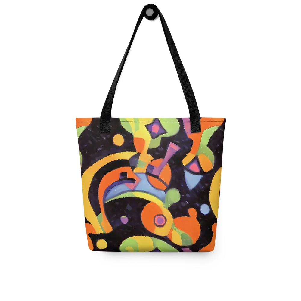 Neon Symphony on Tote Bag — Front