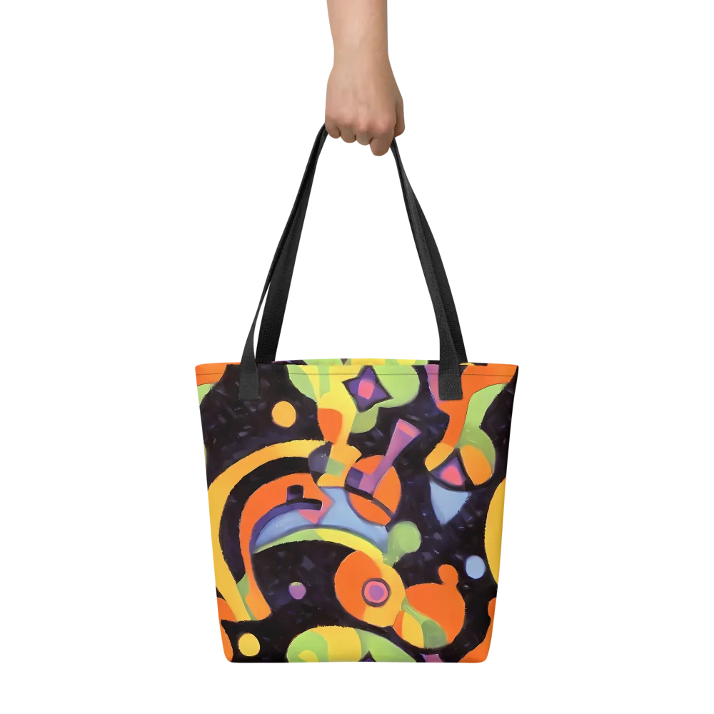 Neon Symphony on Tote Bag — Front