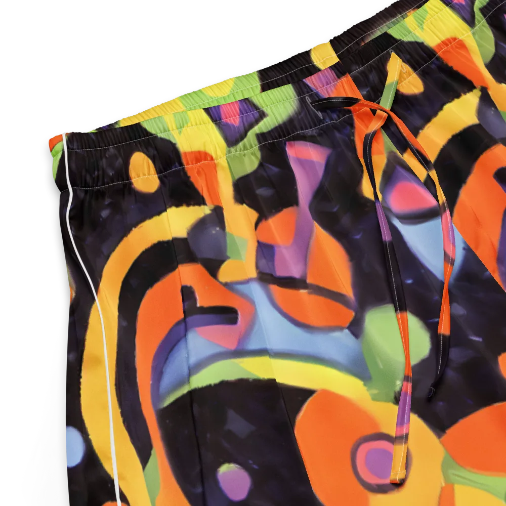 Neon Symphony on Women's Pajama Shorts — Product details