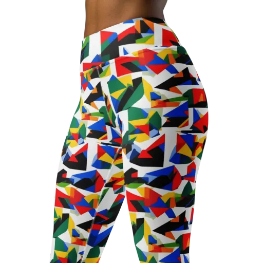 Chromatic Facets on a Yoga Leggings