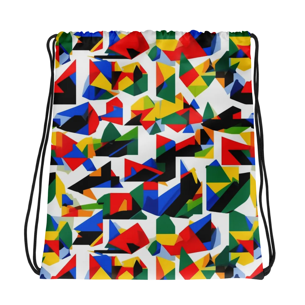 Chromatic Facets on Drawstring Bag — Photo