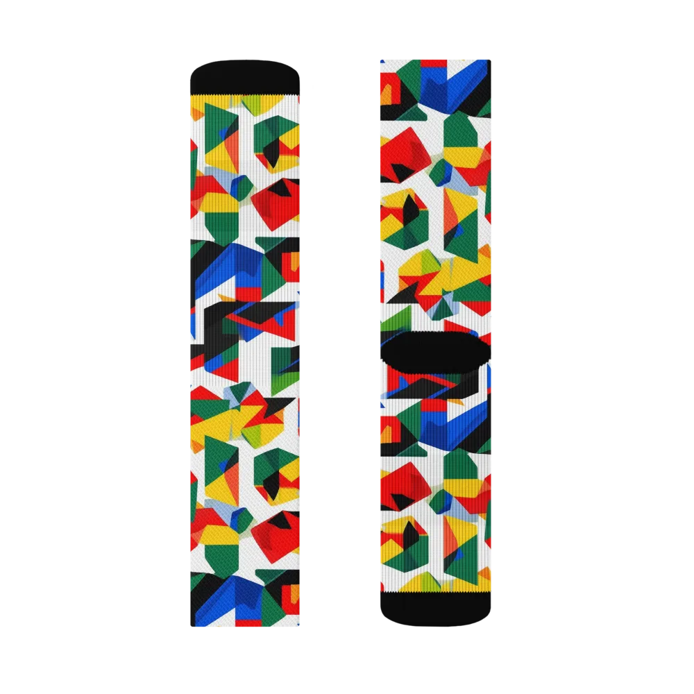 Chromatic Facets on Socks — Right Sock