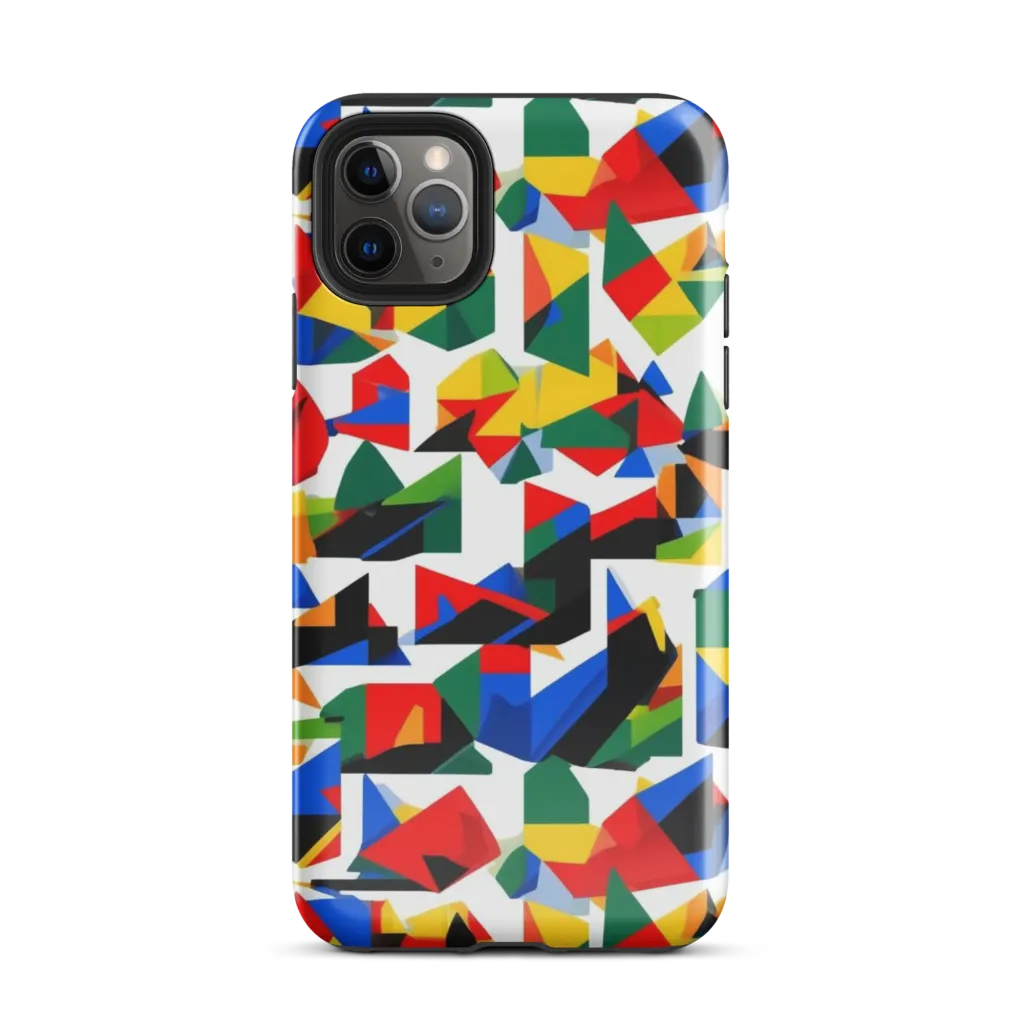 Chromatic Facets on Tough Case for iPhone® — Front