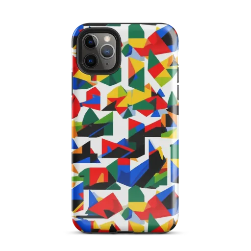 Chromatic Facets on a Tough Case for iPhone®