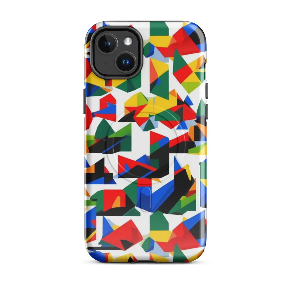 Chromatic Facets on MagSafe Tough Case for iPhone® — Front