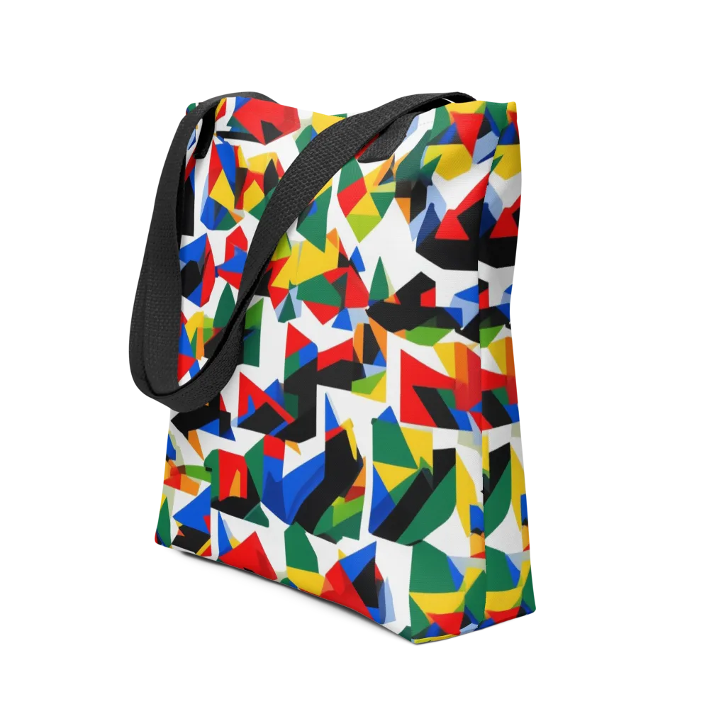 Chromatic Facets on Tote Bag — Front
