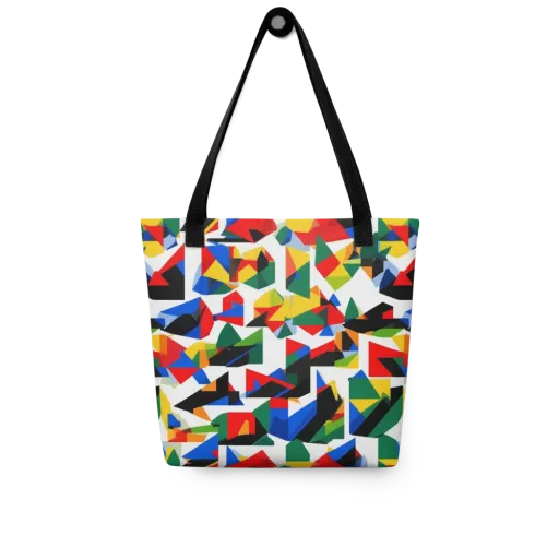 Chromatic Facets on a Tote Bag