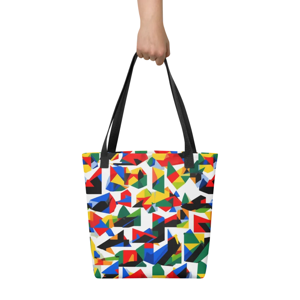 Chromatic Facets on Tote Bag — Front