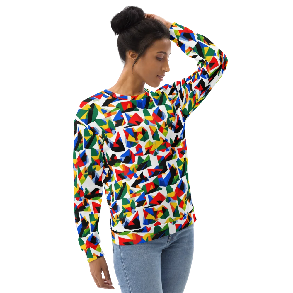Chromatic Facets on Sweatshirt — Right Front