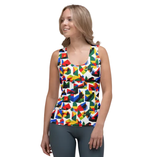 Chromatic Facets on a Women's Tank Top
