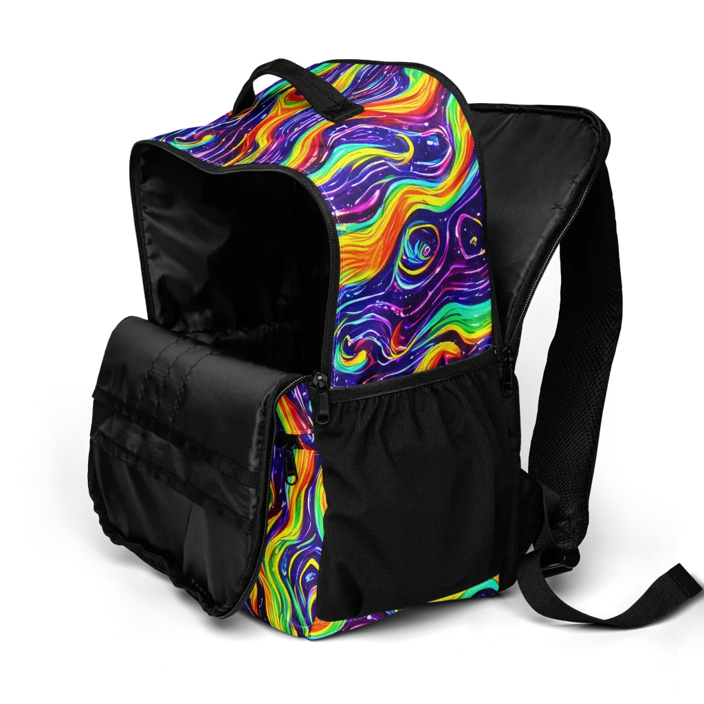 Galactic Flames on Utility Backpack — Product details 2