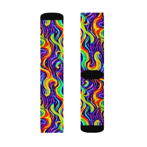 Galactic Flames on a Socks