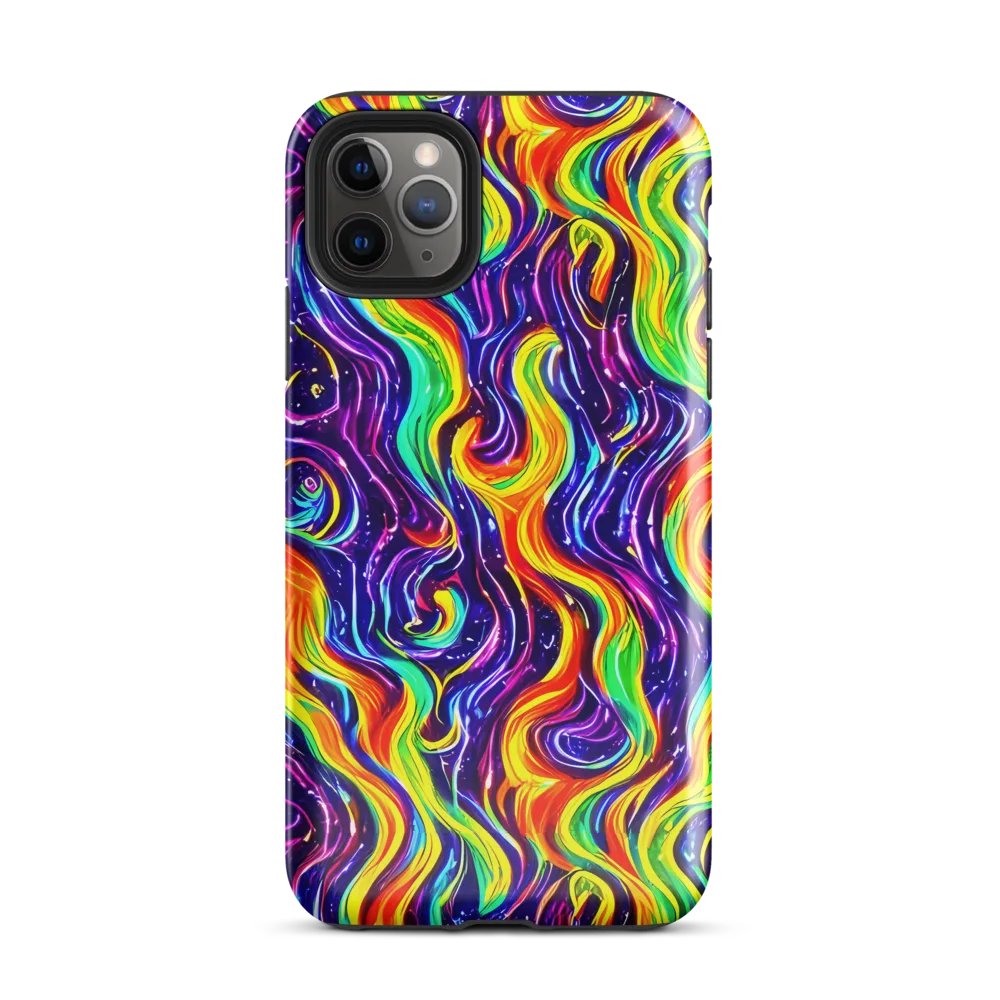 Galactic Flames on Tough Case for iPhone® — Front