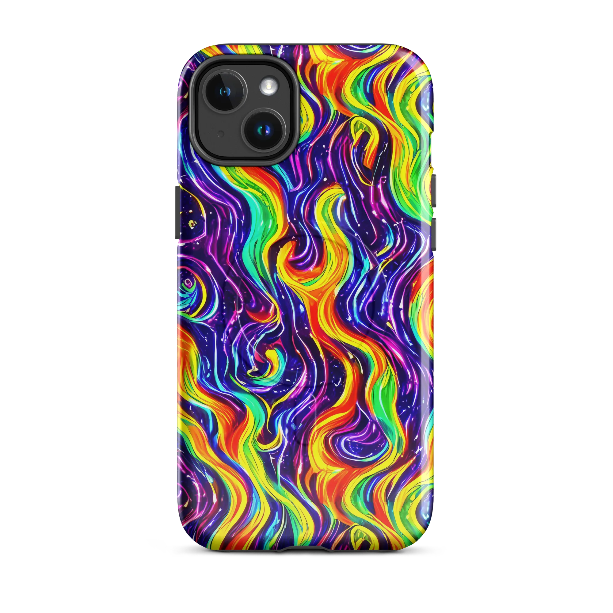 Galactic Flames on MagSafe Tough Case for iPhone® — Front
