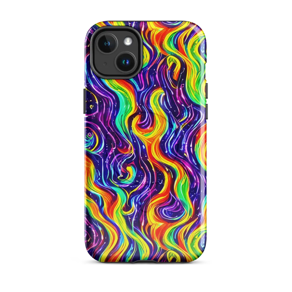 Galactic Flames on MagSafe Tough Case for iPhone® — Front