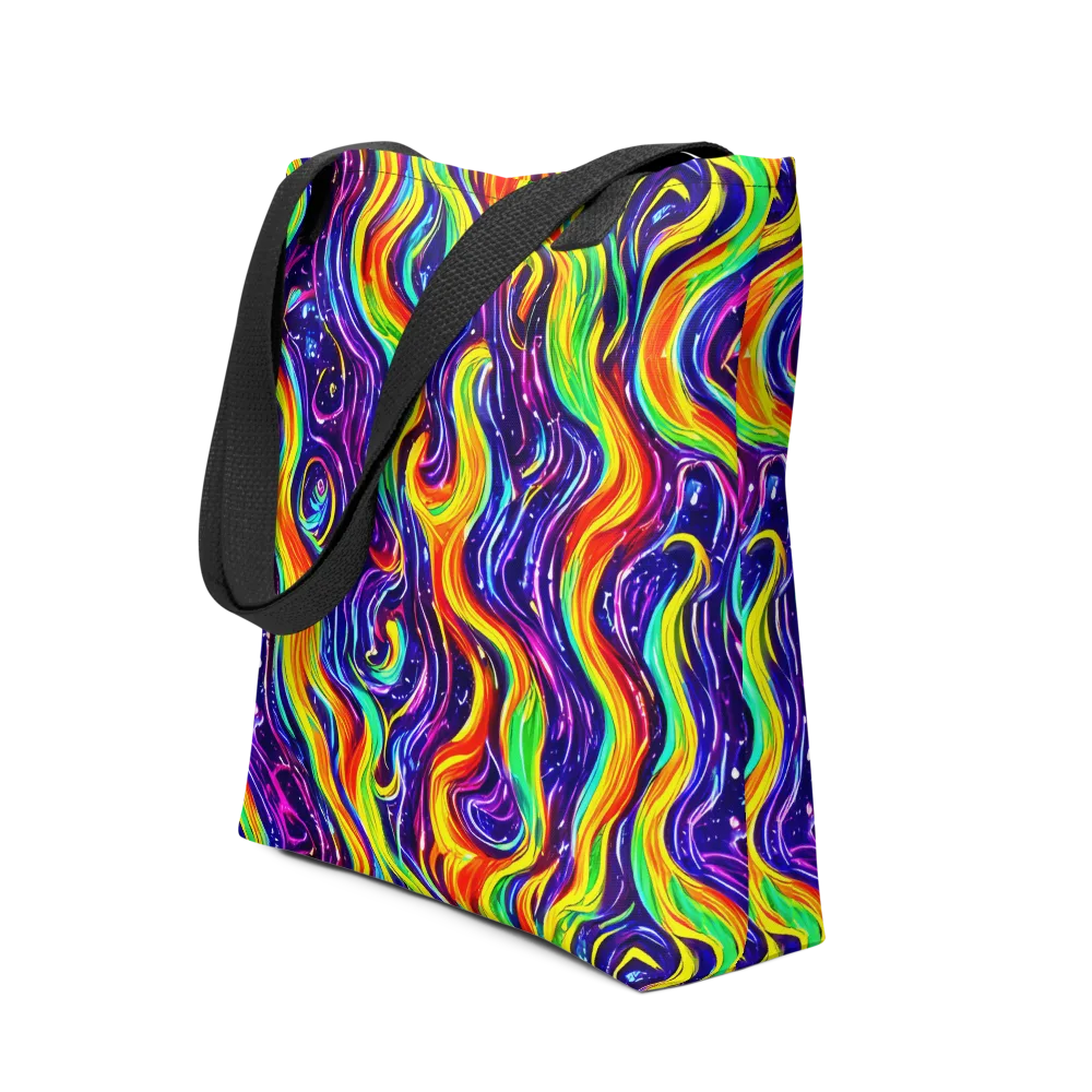 Galactic Flames on Tote Bag — Front