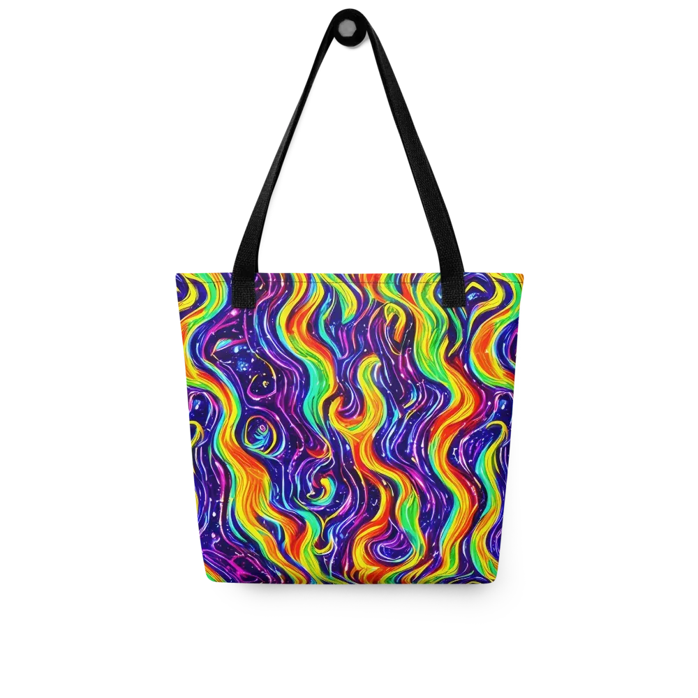 Galactic Flames on Tote Bag — Front