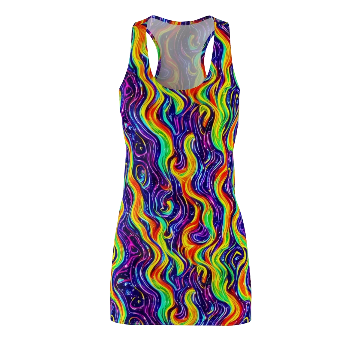 Galactic Flames on Racerback Dress — Front