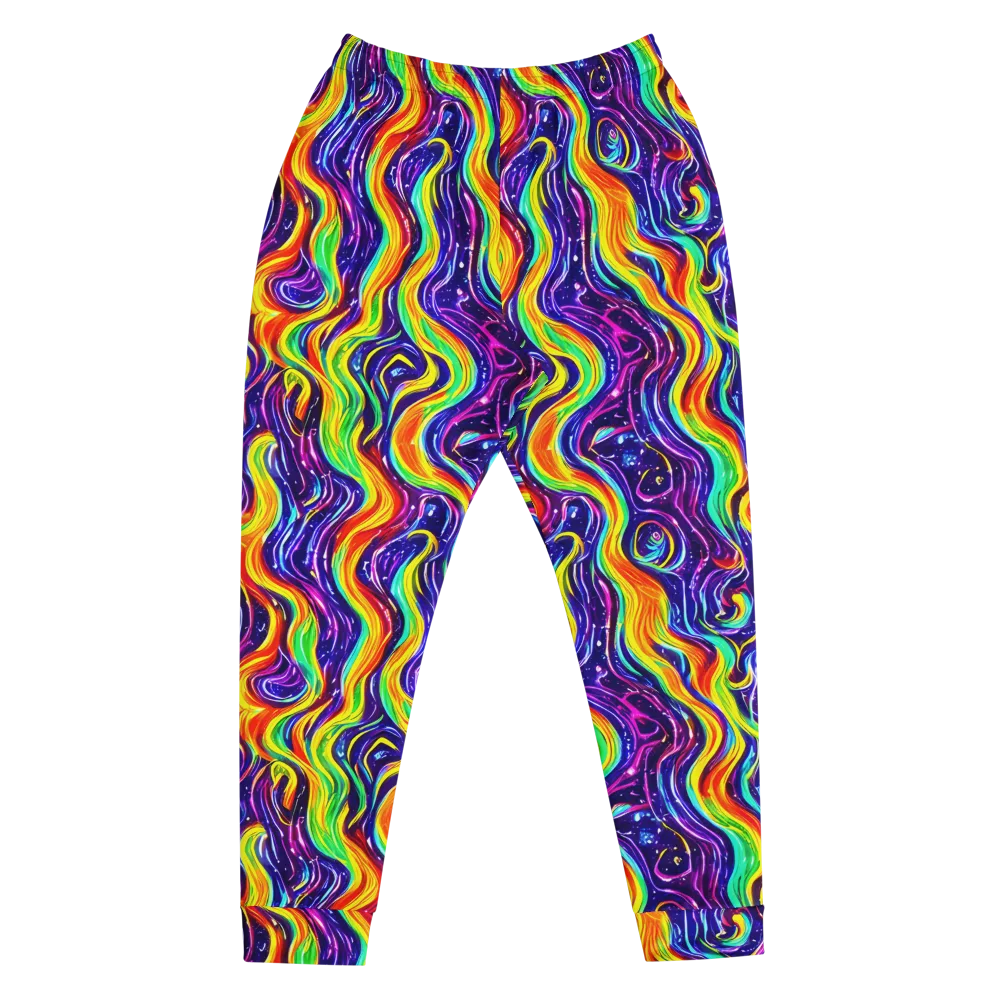 Galactic Flames on Men's Joggers — Front