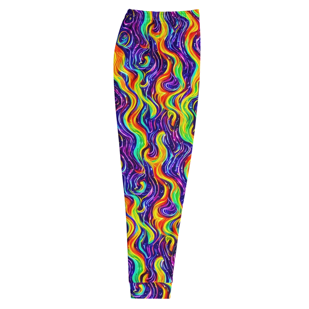Galactic Flames on Men's Joggers — Right