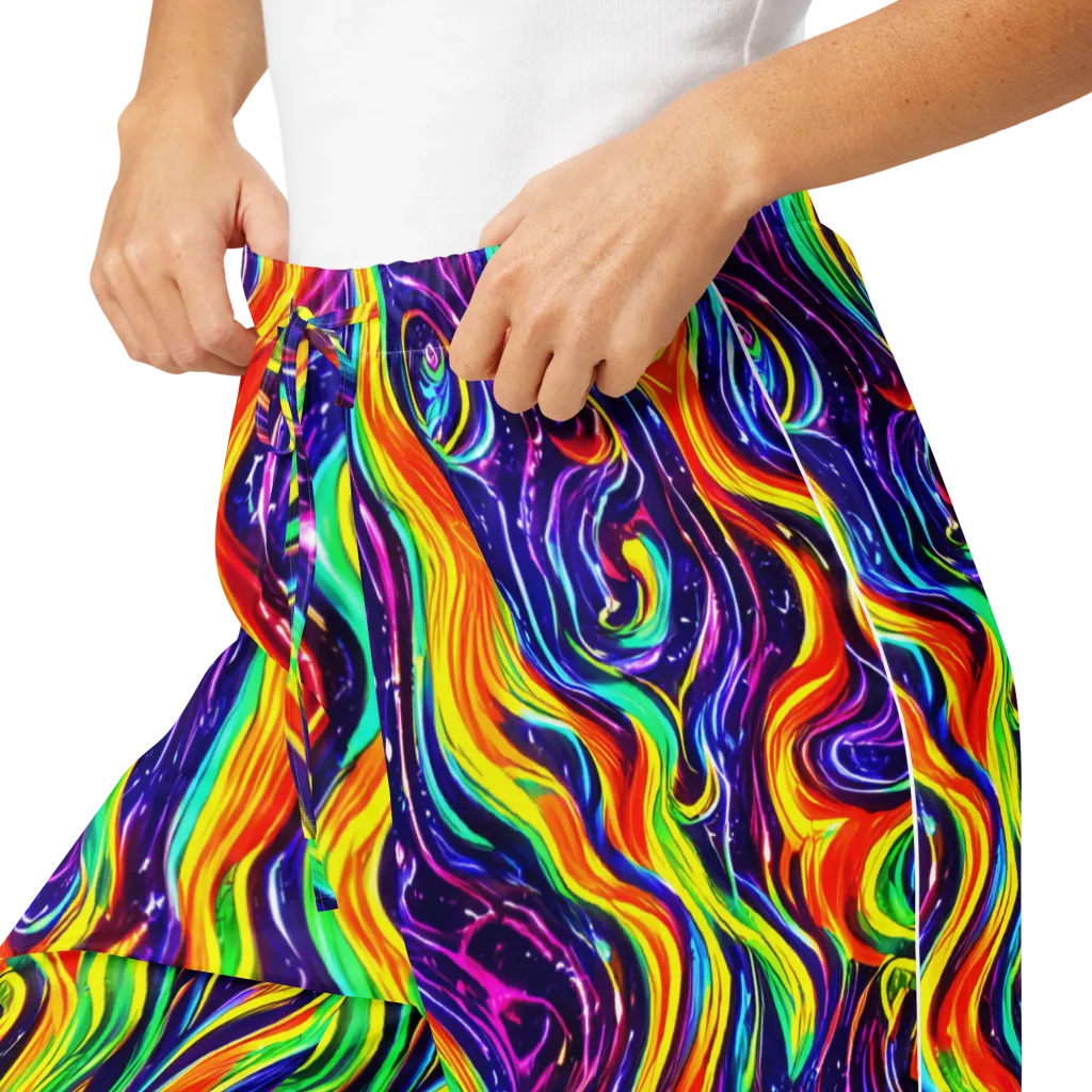 Galactic Flames on Women's Pajama Pants — Product details