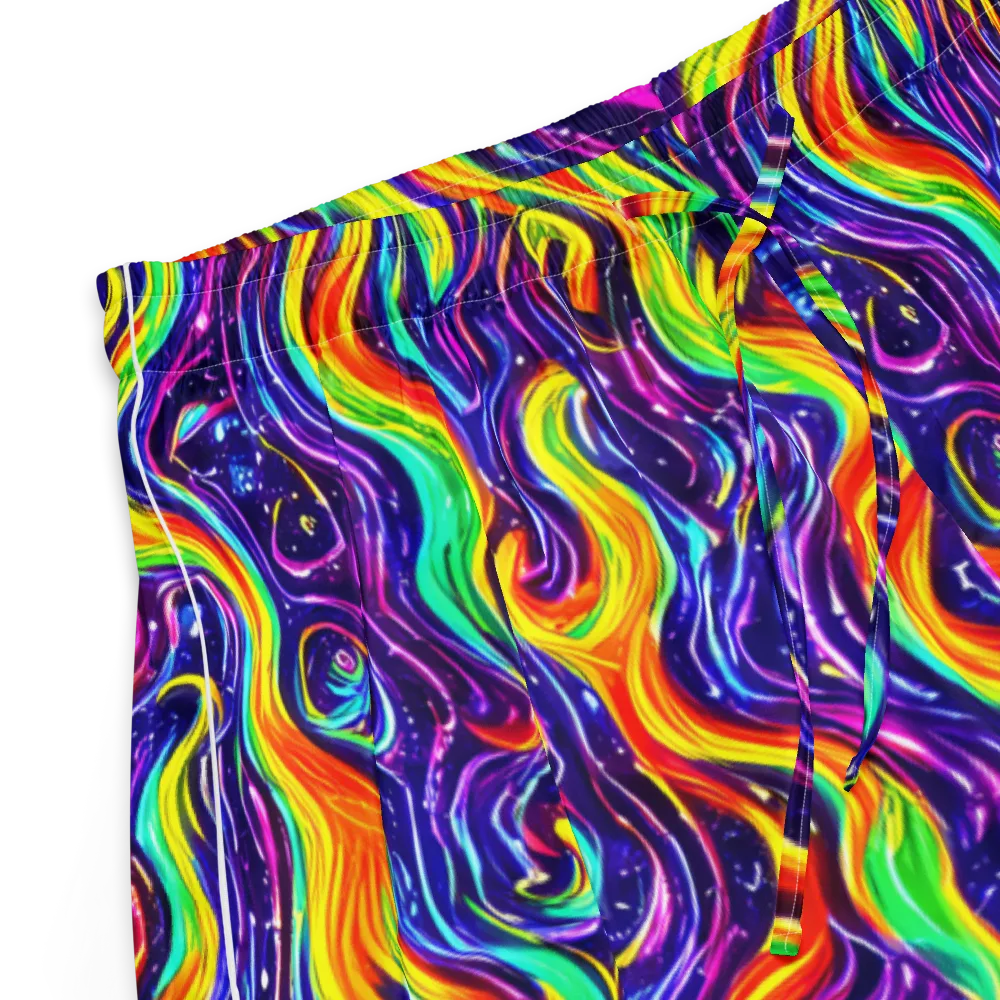 Galactic Flames on Women's Pajama Shorts — Product details