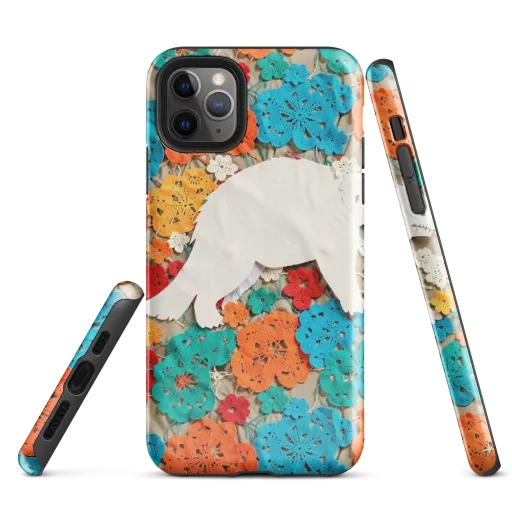 Crochet Polar Bear on a Tough Case for iPhone®