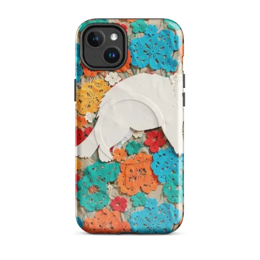 Crochet Polar Bear on a MagSafe Tough Case for iPhone®