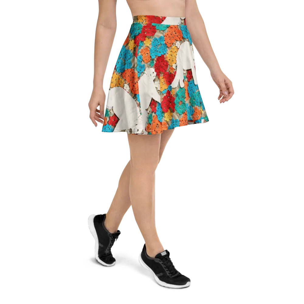 Crochet Polar Bear on Skater Skirt — Right