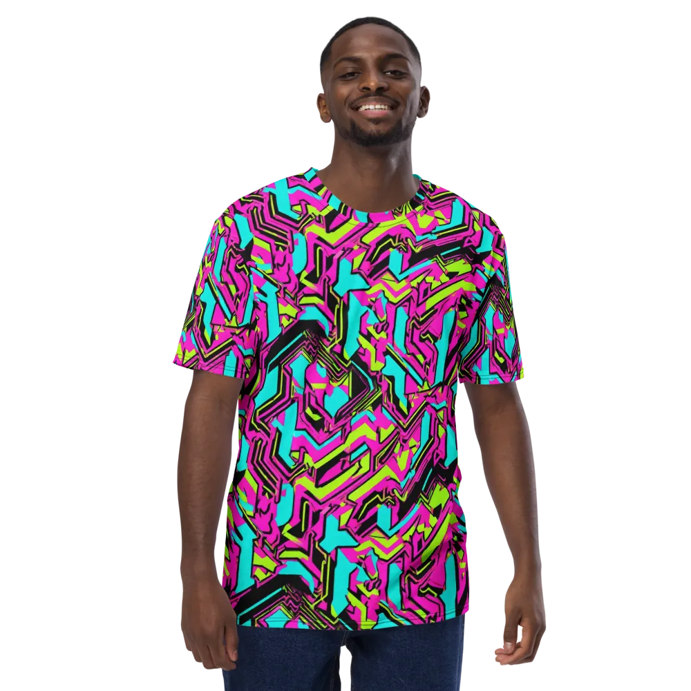 Hypercolor Shard on Men's Crew Neck T-Shirt — Front