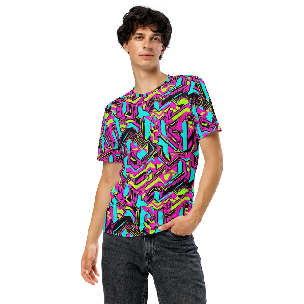 Hypercolor Shard on Men's Crew Neck T-Shirt — Front