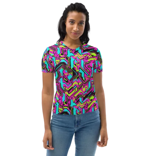 Hypercolor Shard on a Women's Crew Neck T-Shirt
