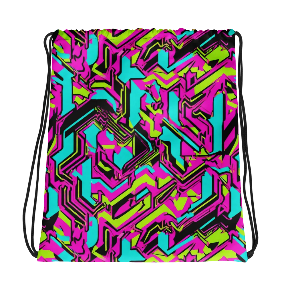 Hypercolor Shard on Drawstring Bag — Photo